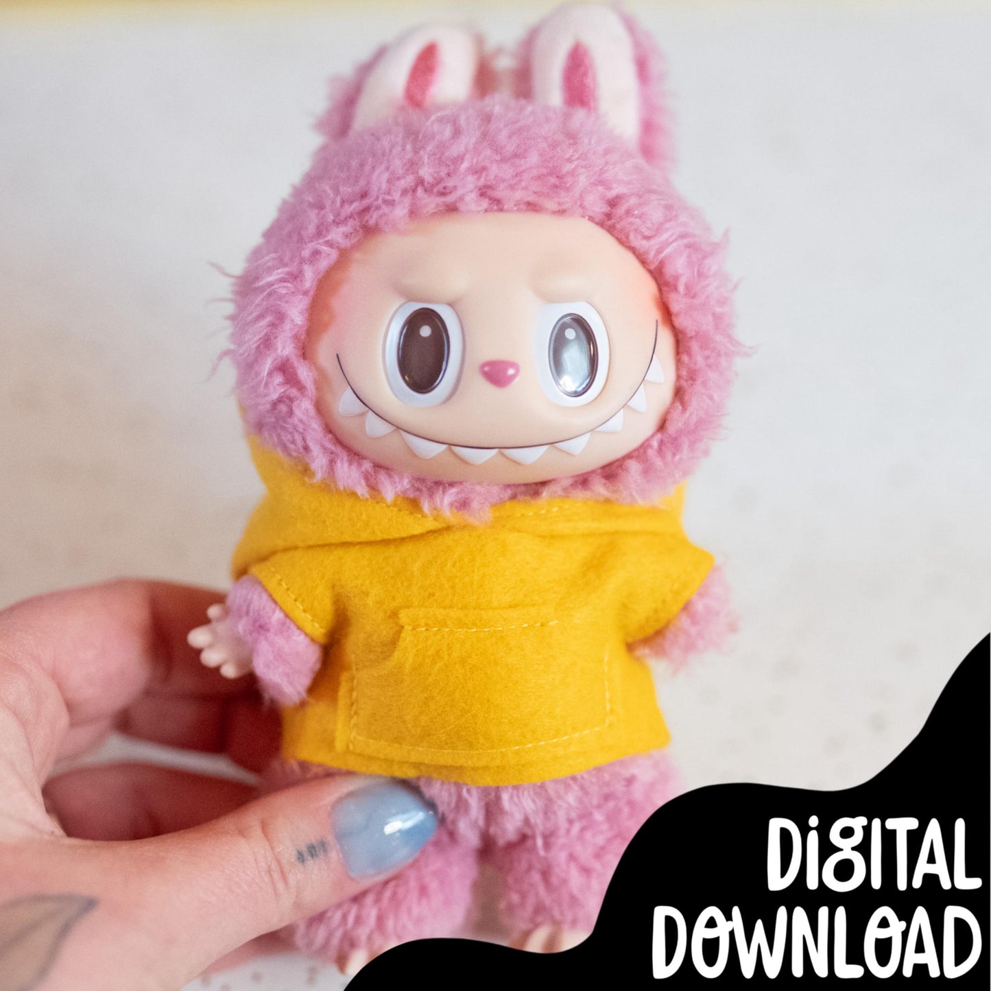 Labu Hoodie Sewing Printable PDF Pattern Instructions DIY Digital Download