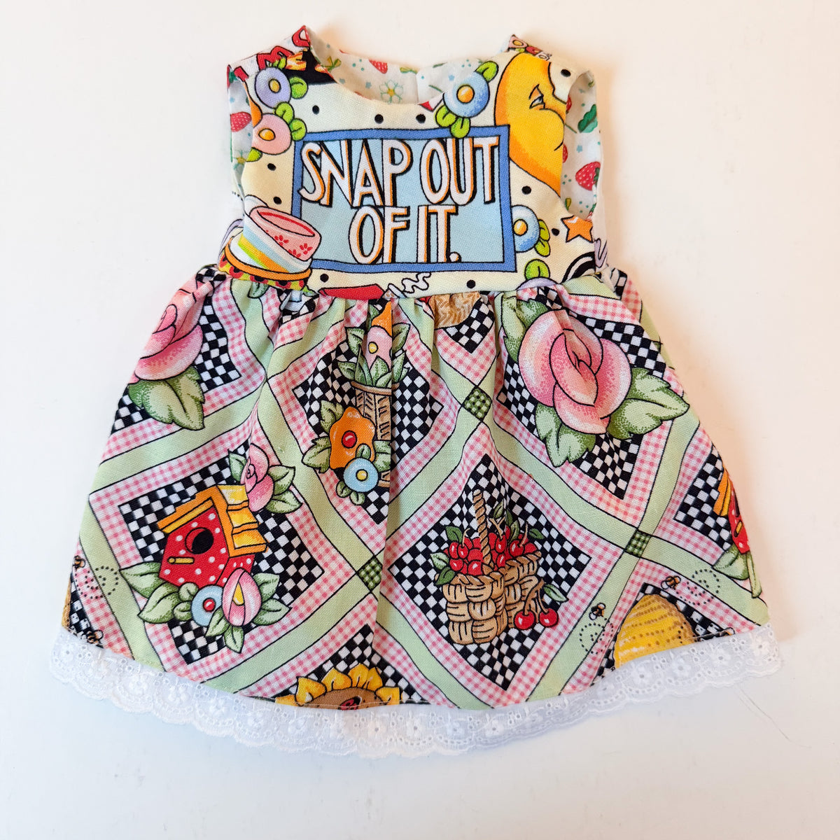 "Snap Out of It" Doll Dress