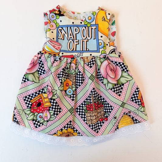 "Snap Out of It" Doll Dress