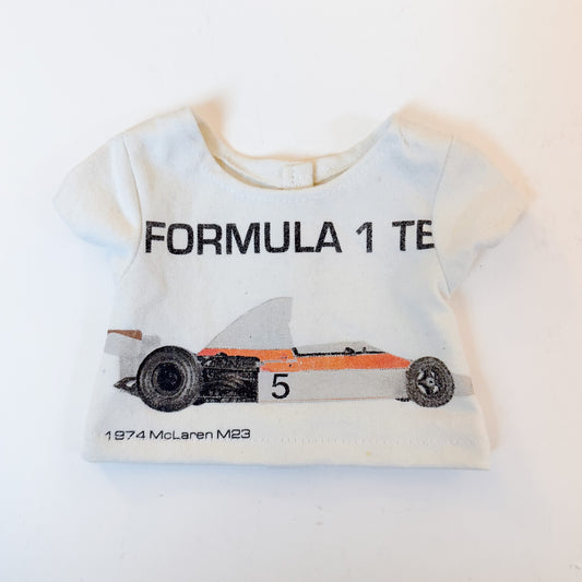 Formula 1 White Doll T-Shirt