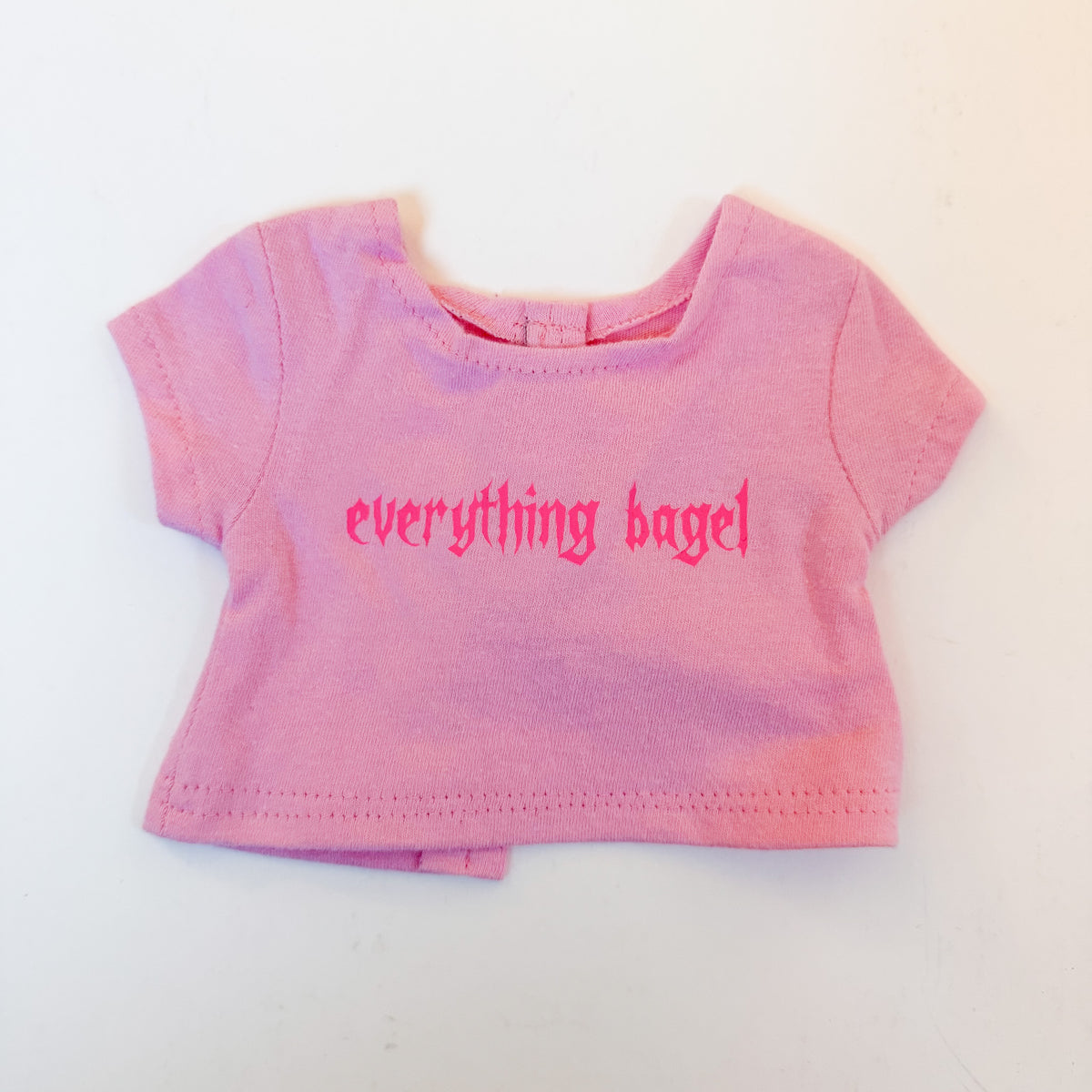 "Everything Bagel" Pink Doll T-Shirt