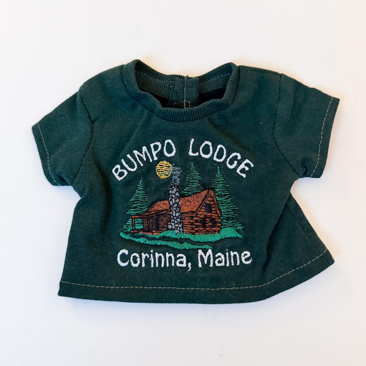Bumpo Lodge Green Embroidered Doll T-Shirt